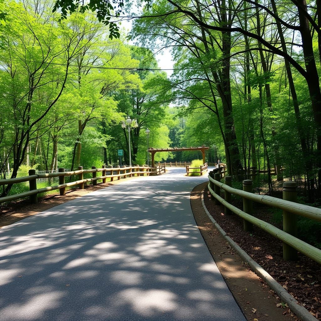 Vibrant Zoo Scene with a Healthy Perspective