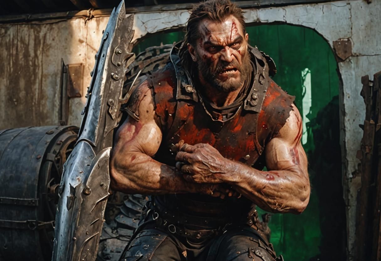 Dark Fantasy Brute in Bone Armor