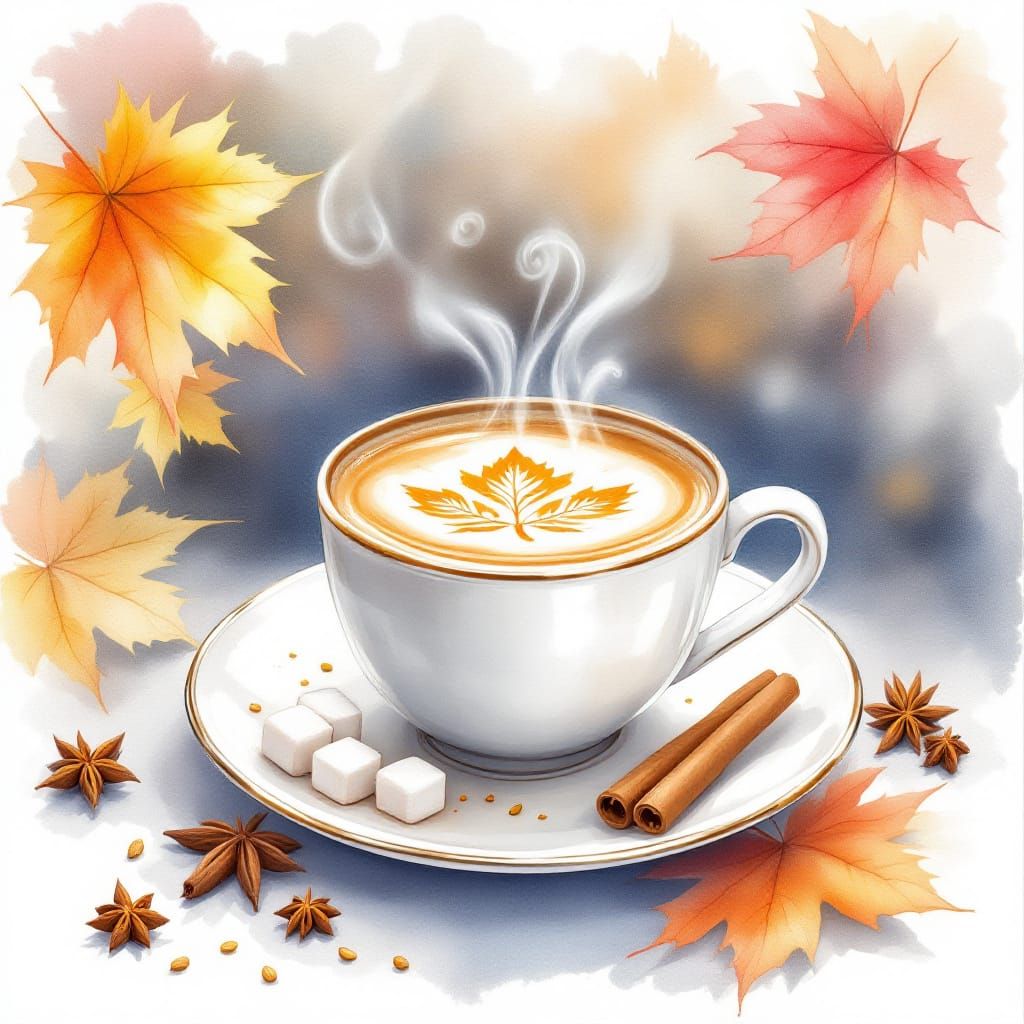 Autumn Latte - Nature’s Patterns