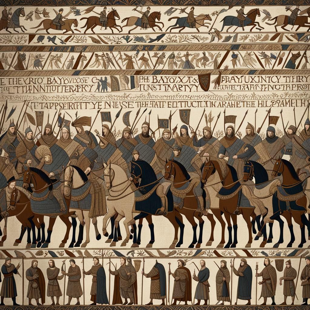 Bayeux Tapestry Recreation: Digital Matte Painting