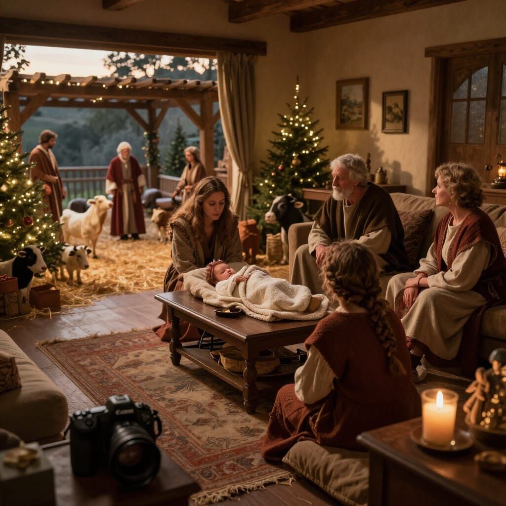 See First Christmas in home AI Presentation Studio!