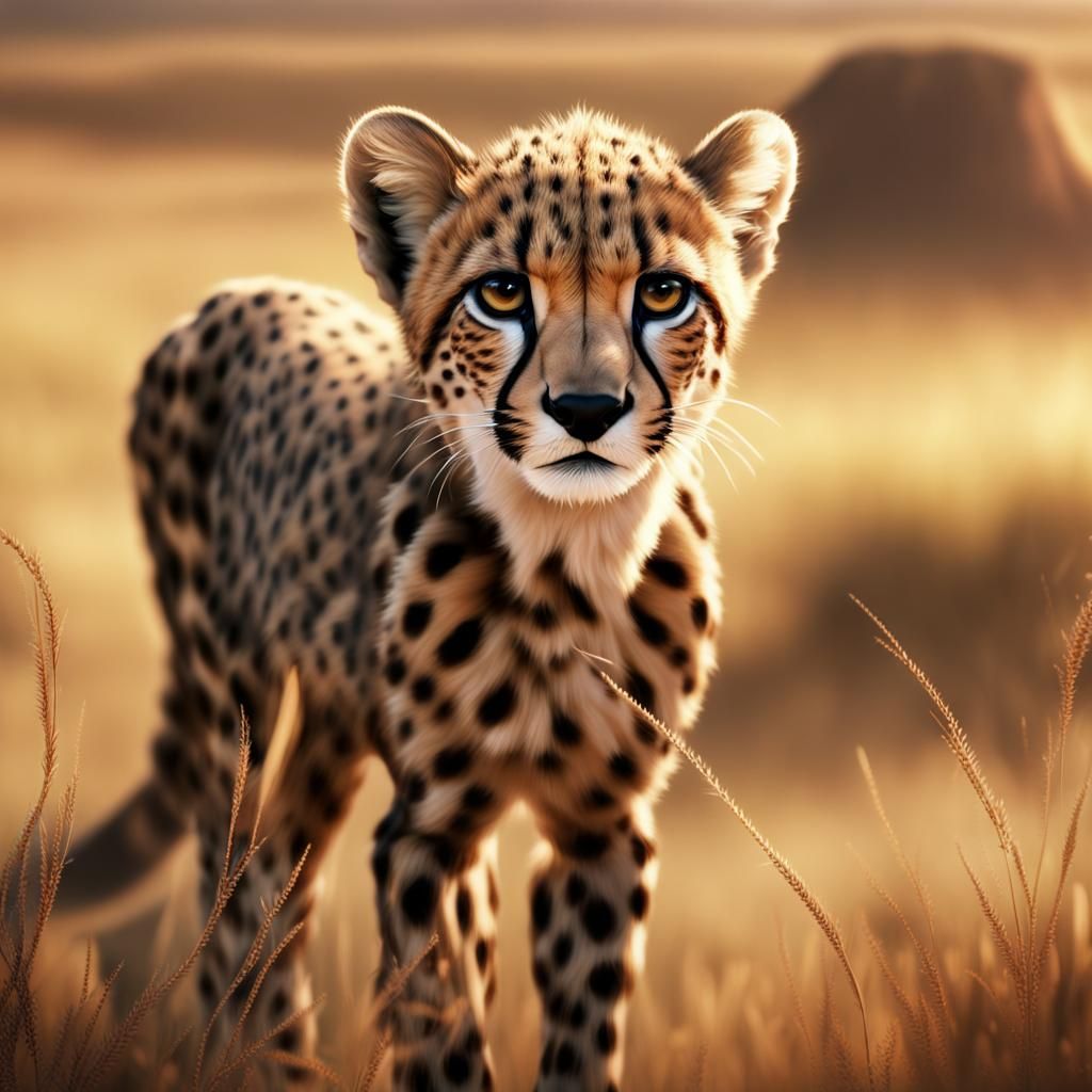 Baby cheetah