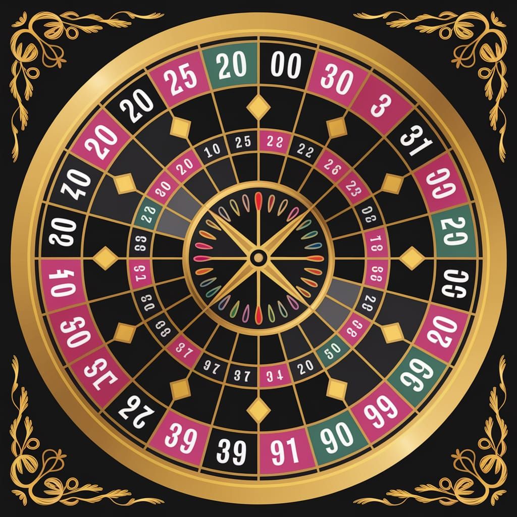 Zodiac Roulette Wheel: Astrological Symbols