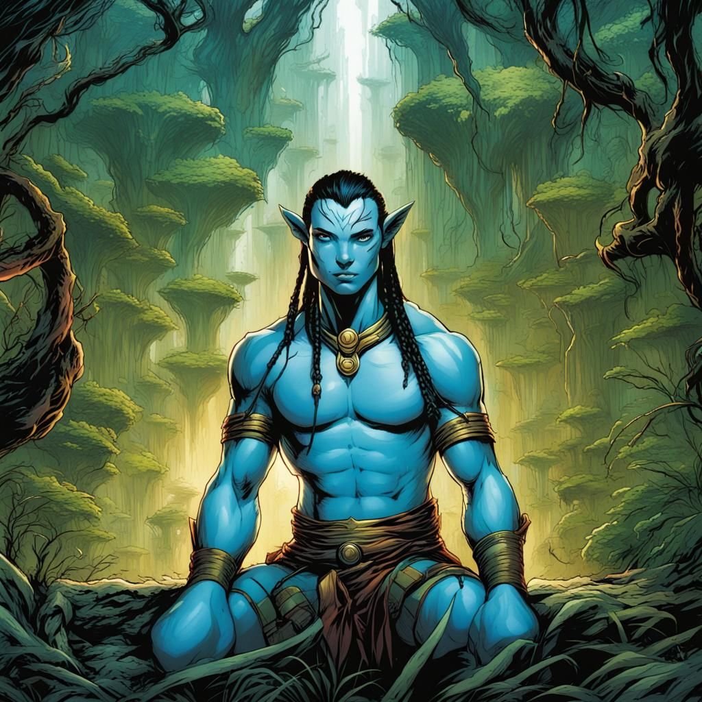 Avatar in Comic Book Art Style
