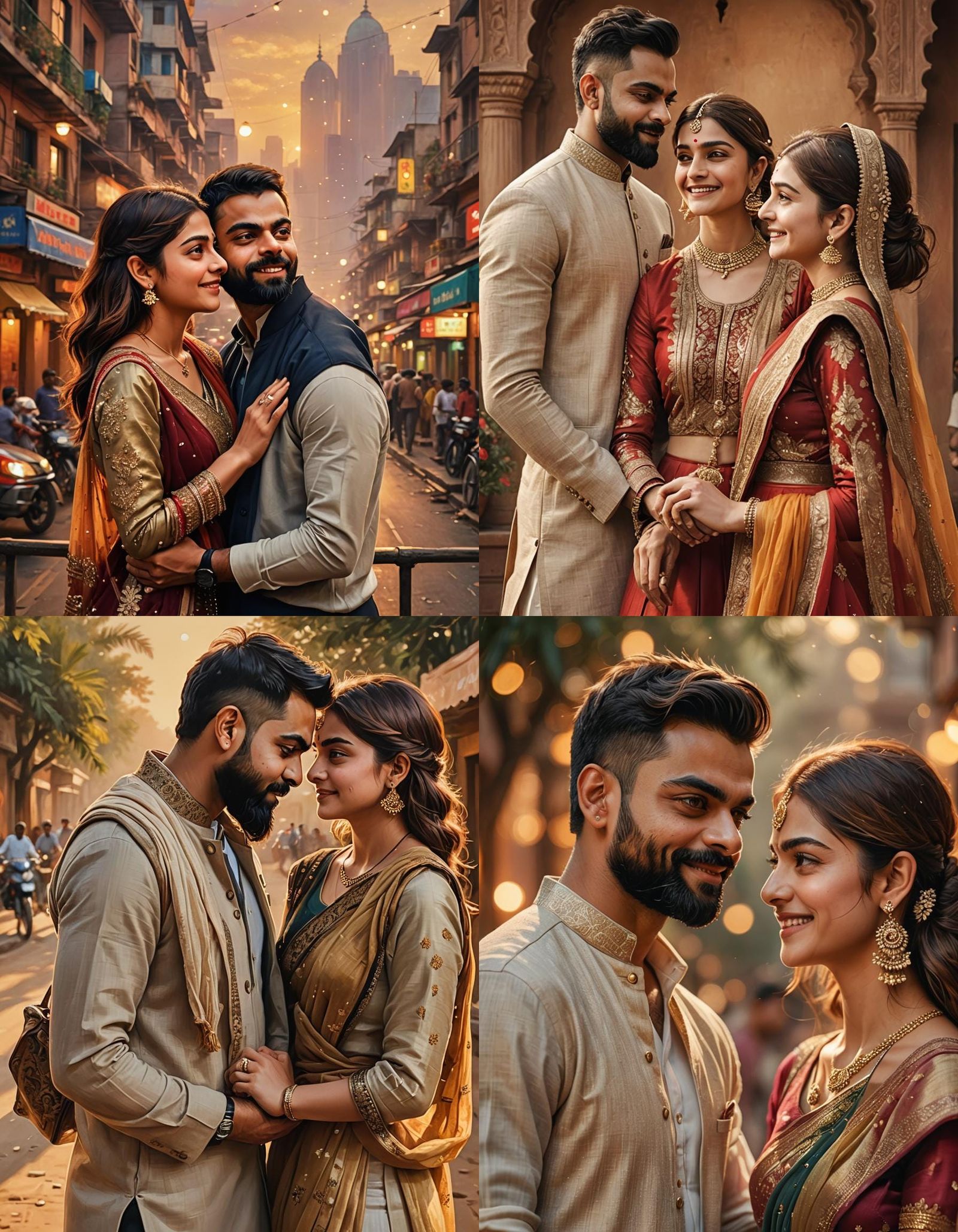 Romantic Evening: A Deep Connection in Hyperrealism