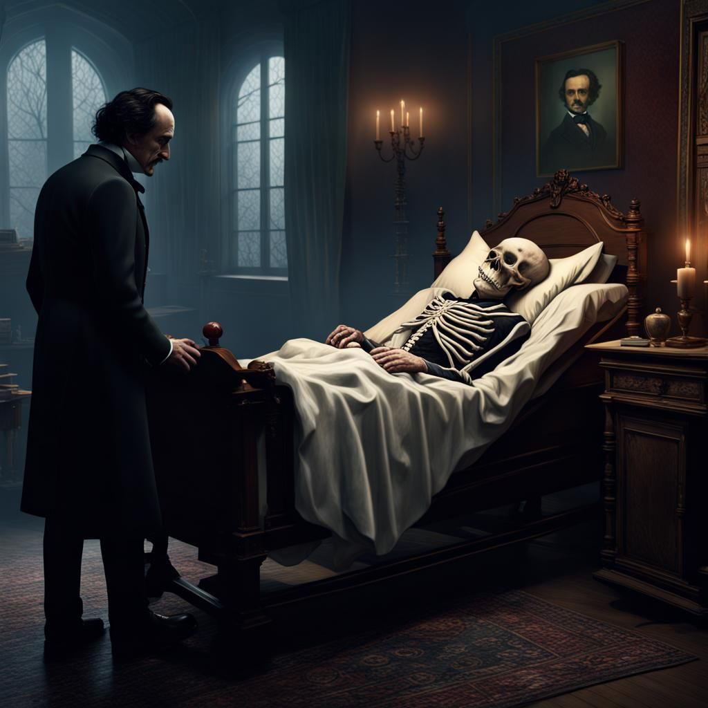 Edgar Allan Poe and the Dying Man