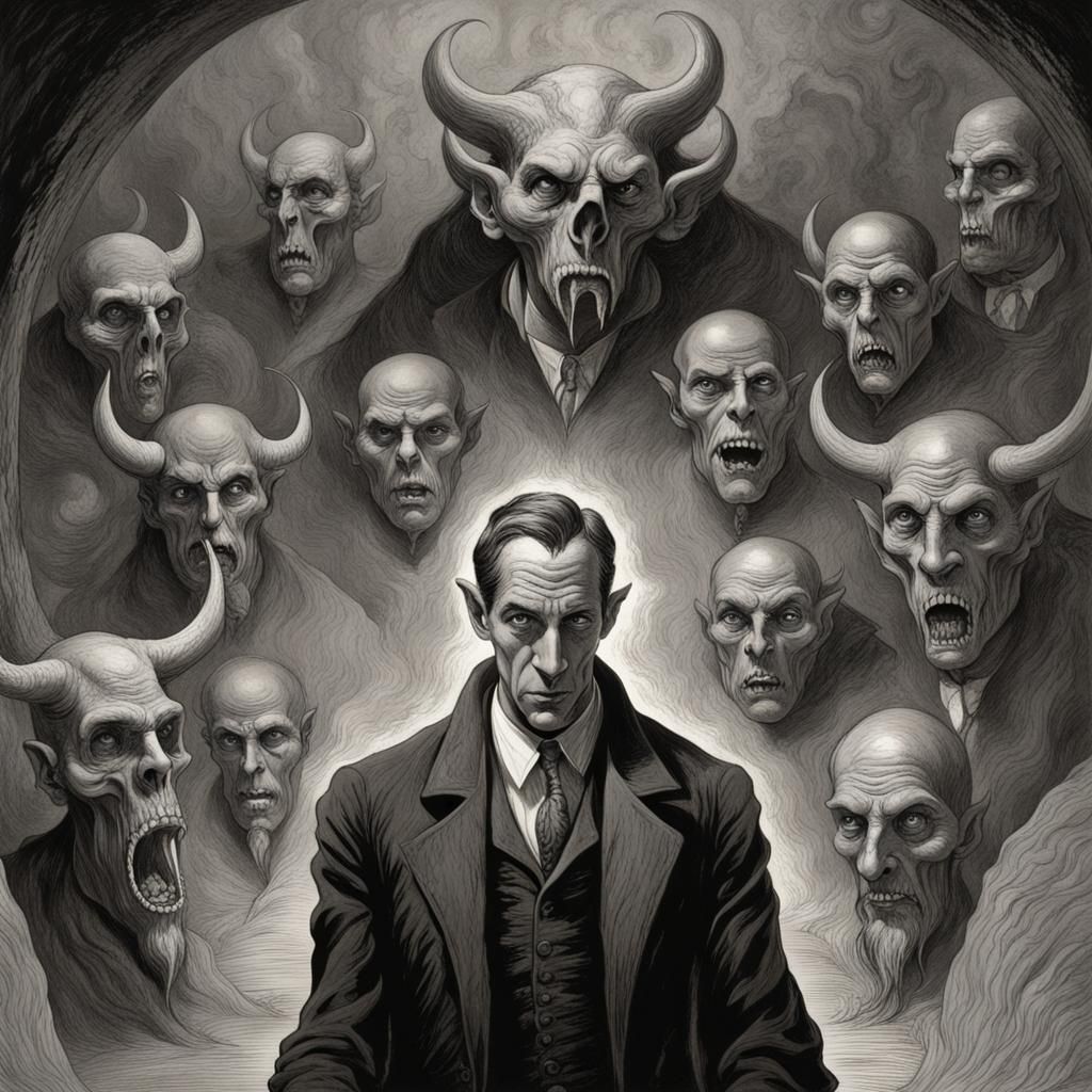 Lovecraftian Devil of Seven Deadly Sins