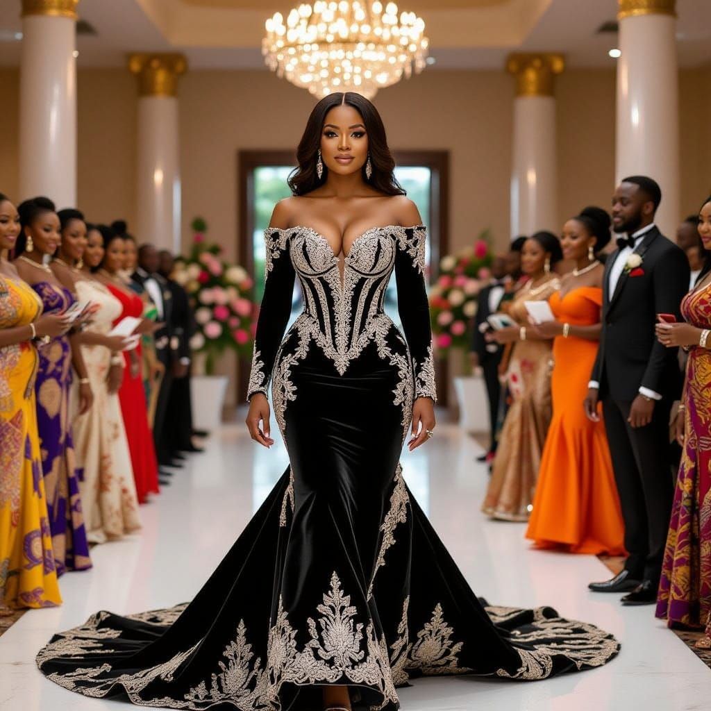 Nigerian Actress Nkechi Blessing Sunday Struggles in Elegant...