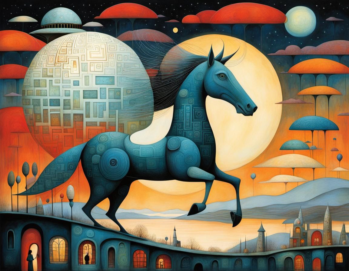 Whimsical Fantasy Architecture Inspired by Famous Artists