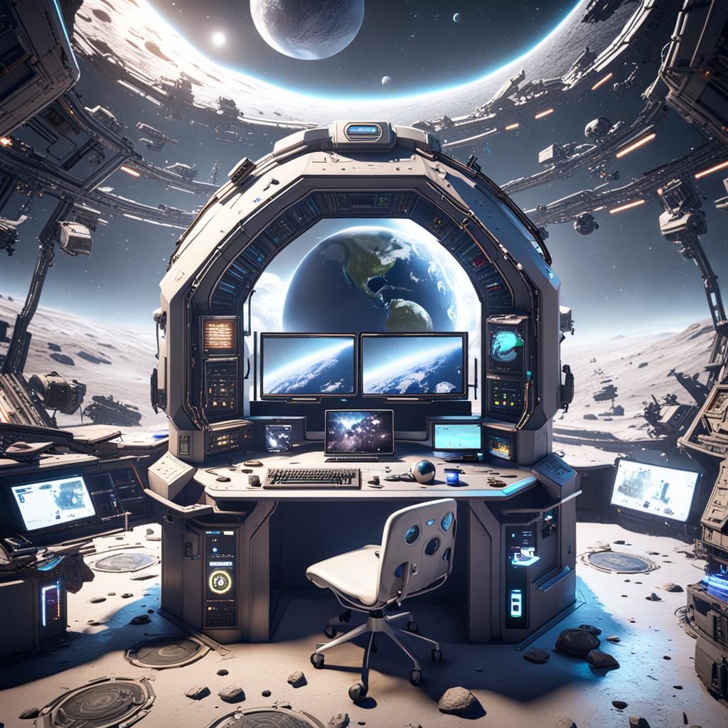 Lunar Internet Cafe: Gaming on the Moon