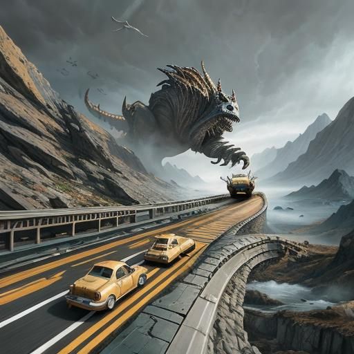 Dramatic Digital Matte Painting in Epic Style