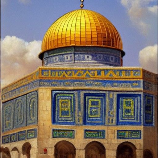 Jerusalem Bells Ringing: Oil Painting