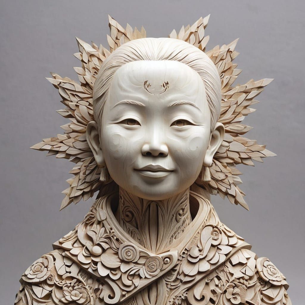 Detailed Whimsical Wood Carvings