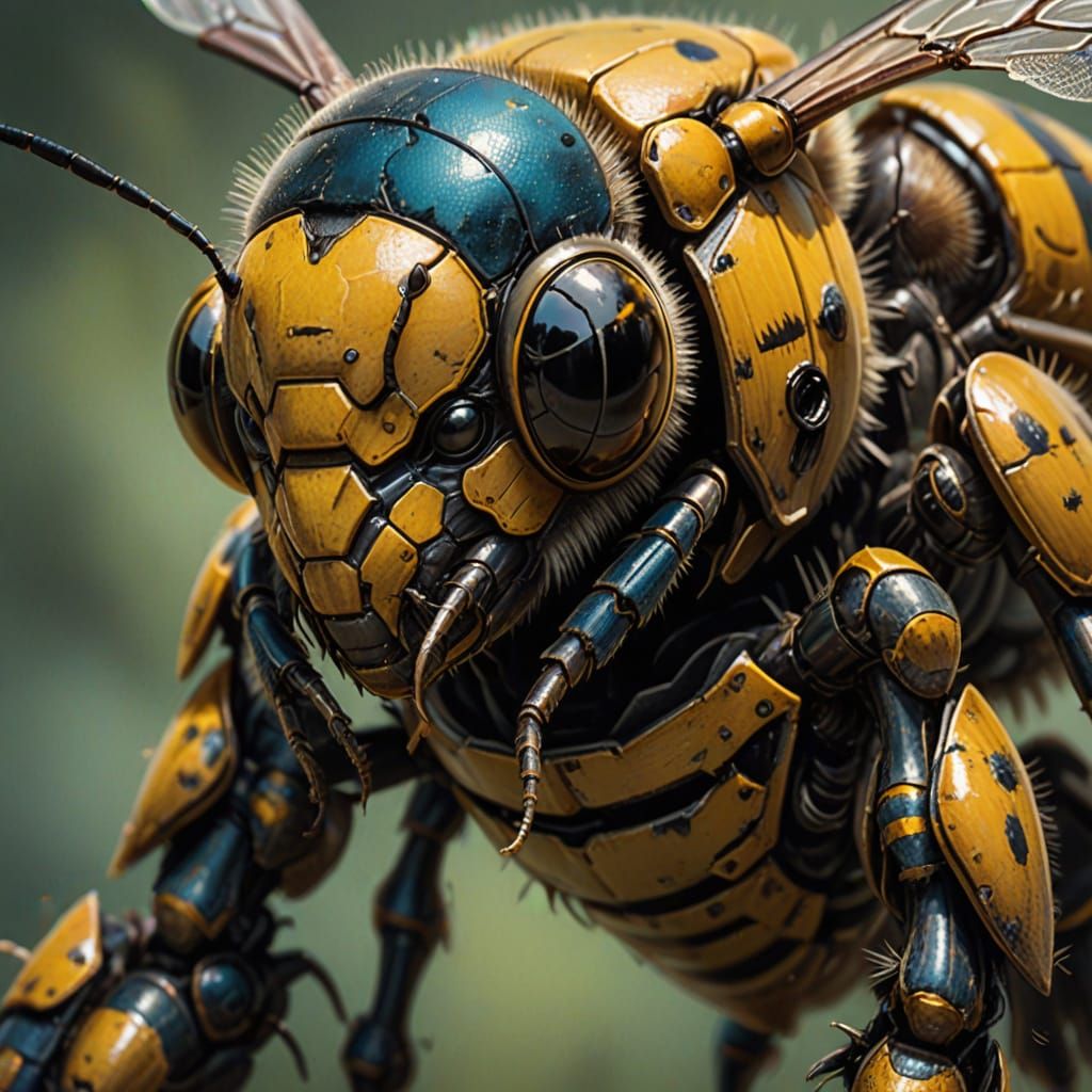 Close up of bee knees