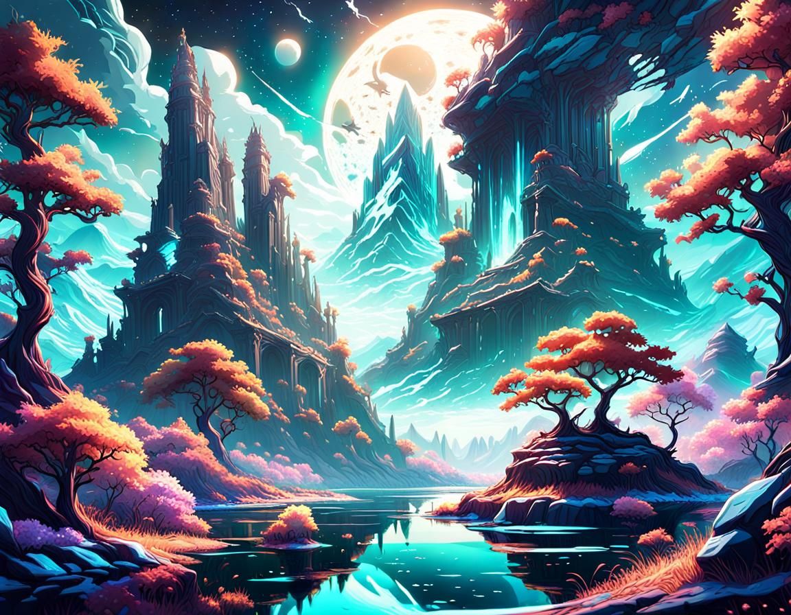 Bifrost: Luminous Fantasy Landscape to Asgard