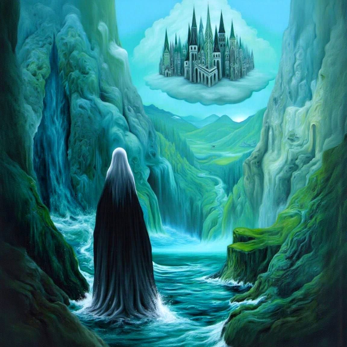 Ethereal Cloud City: Esoteric Surrealism in Gothic Baroque S...