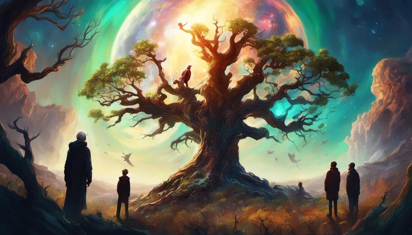 New Earth Fantasy Landscape in Digital Painting Style