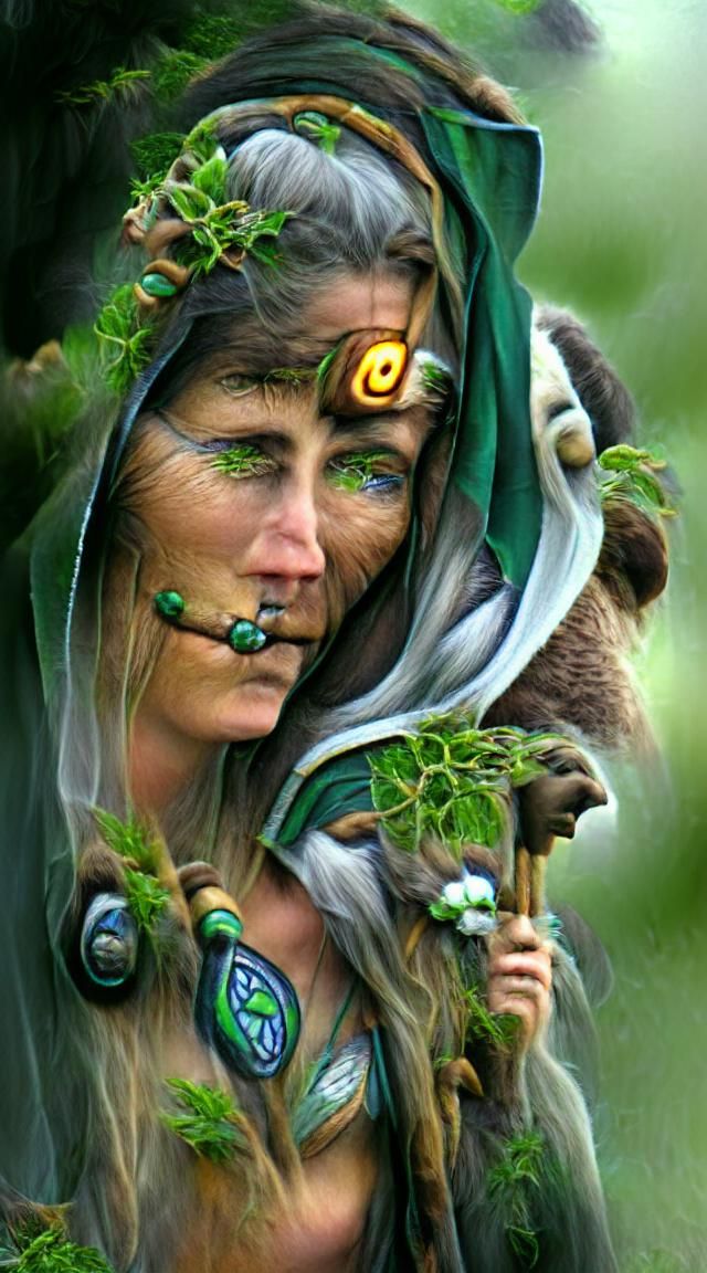 Druid woman