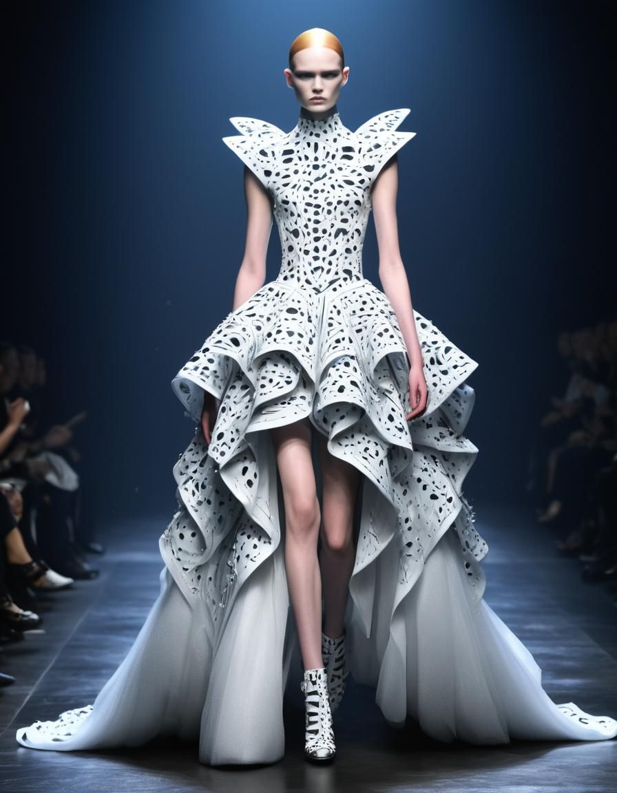 Dark Fairytale in High Fashion Couture Style