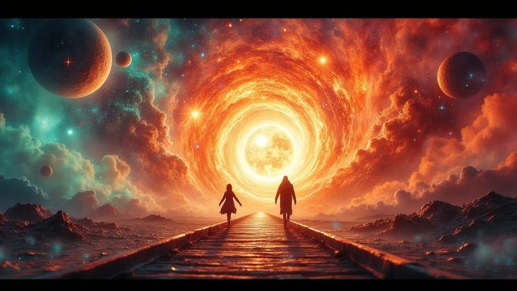 Supernova Concept Art with Dynamic Lighting