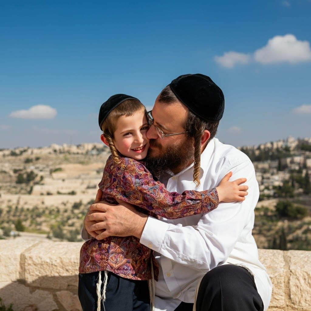 Paternal Affection in the Jerusalem Mountains