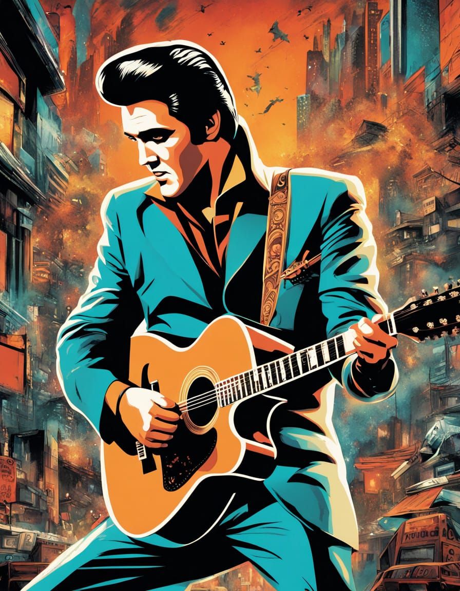 Turquoise King Rocks Out in Neo-Expressionist Splendor