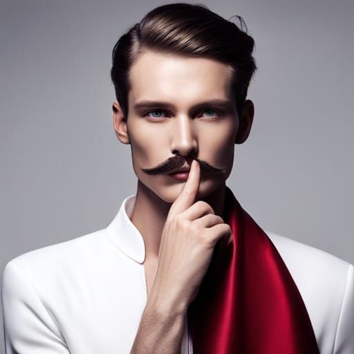 Glamorous Portrait Defying Gender Expectations