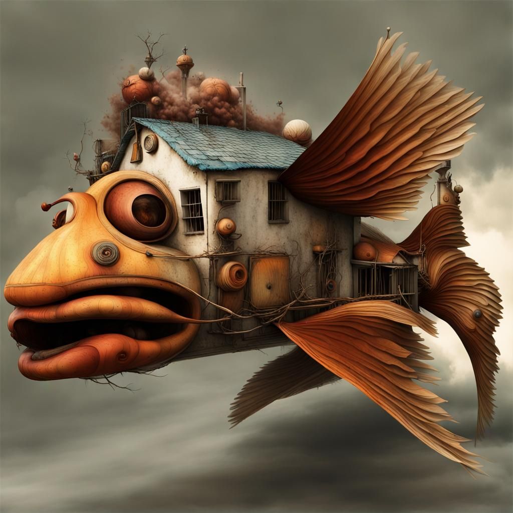 Magical Biological Prism in Dreamy Surreal Style