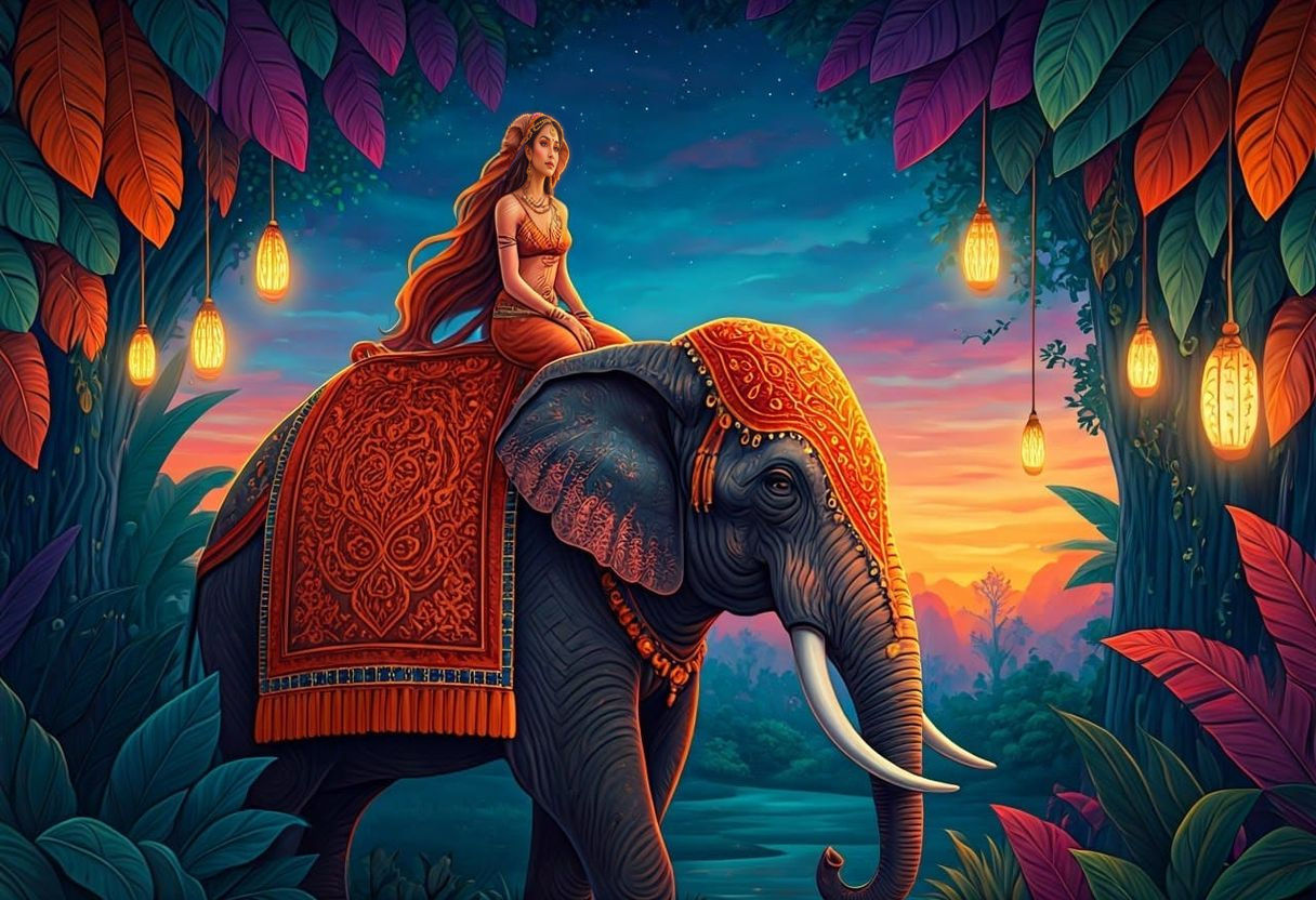 Enchanted Twilight in Whimsical India