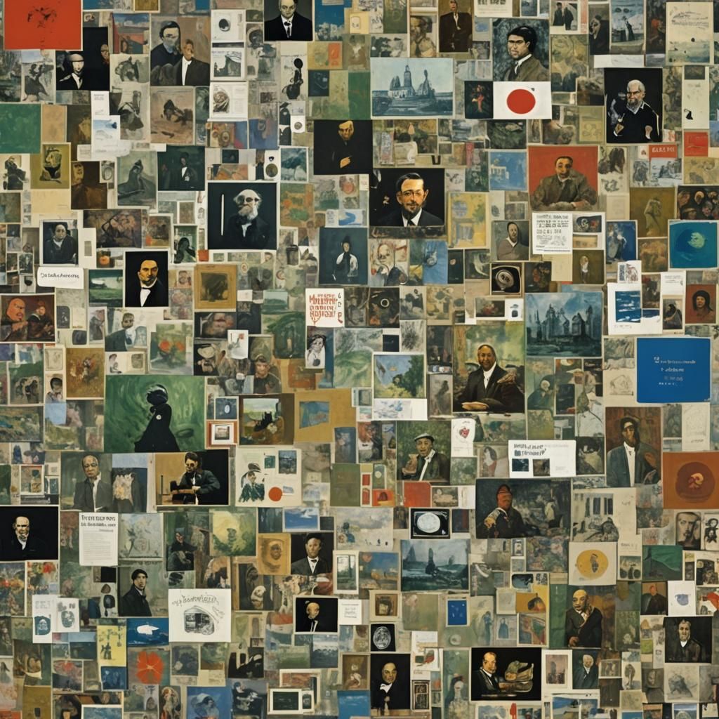 Internet Freedom: Impressionistic Pop Art Fusion