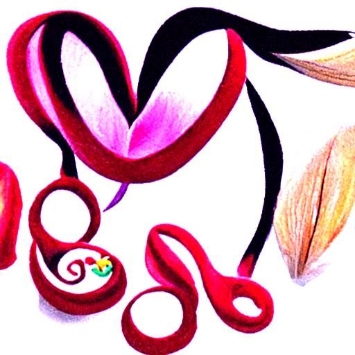 Beautiful Quilling-Style Digital Illustration of a Woman