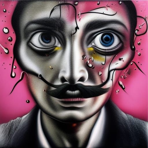 Surreal Dreamscape in Salvador Dali Style