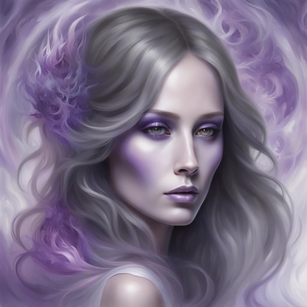 Ghost Whisperer with Violet Flames