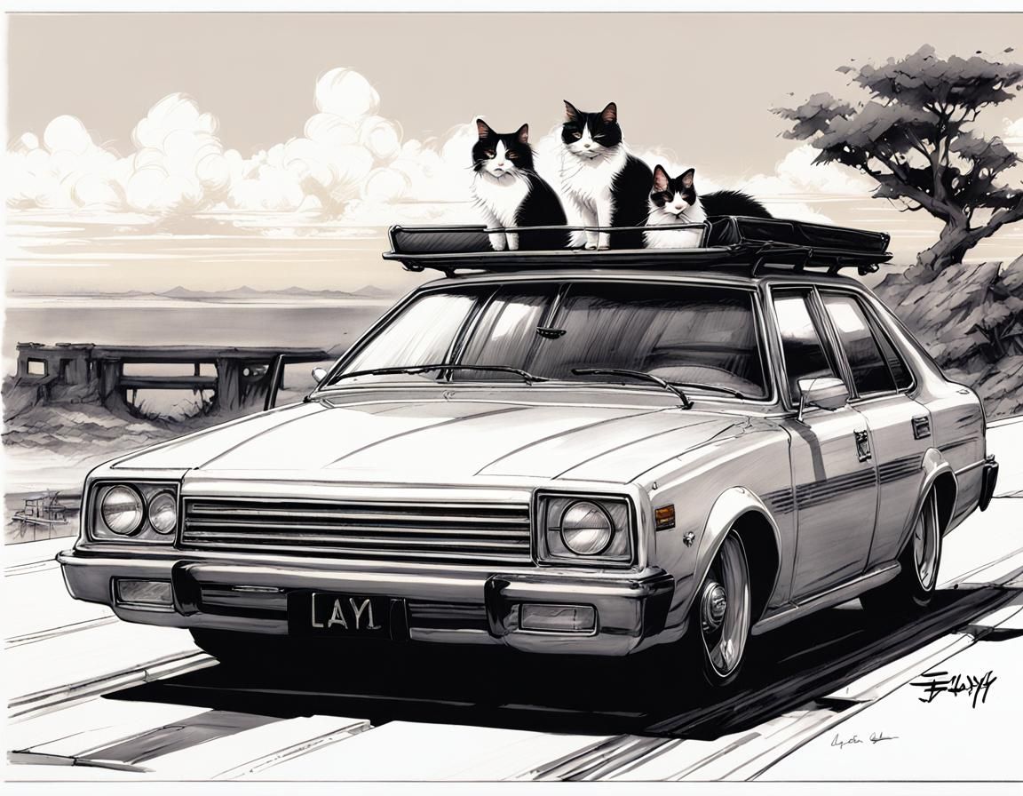 Happy Family Road Trip: Airbrush Art