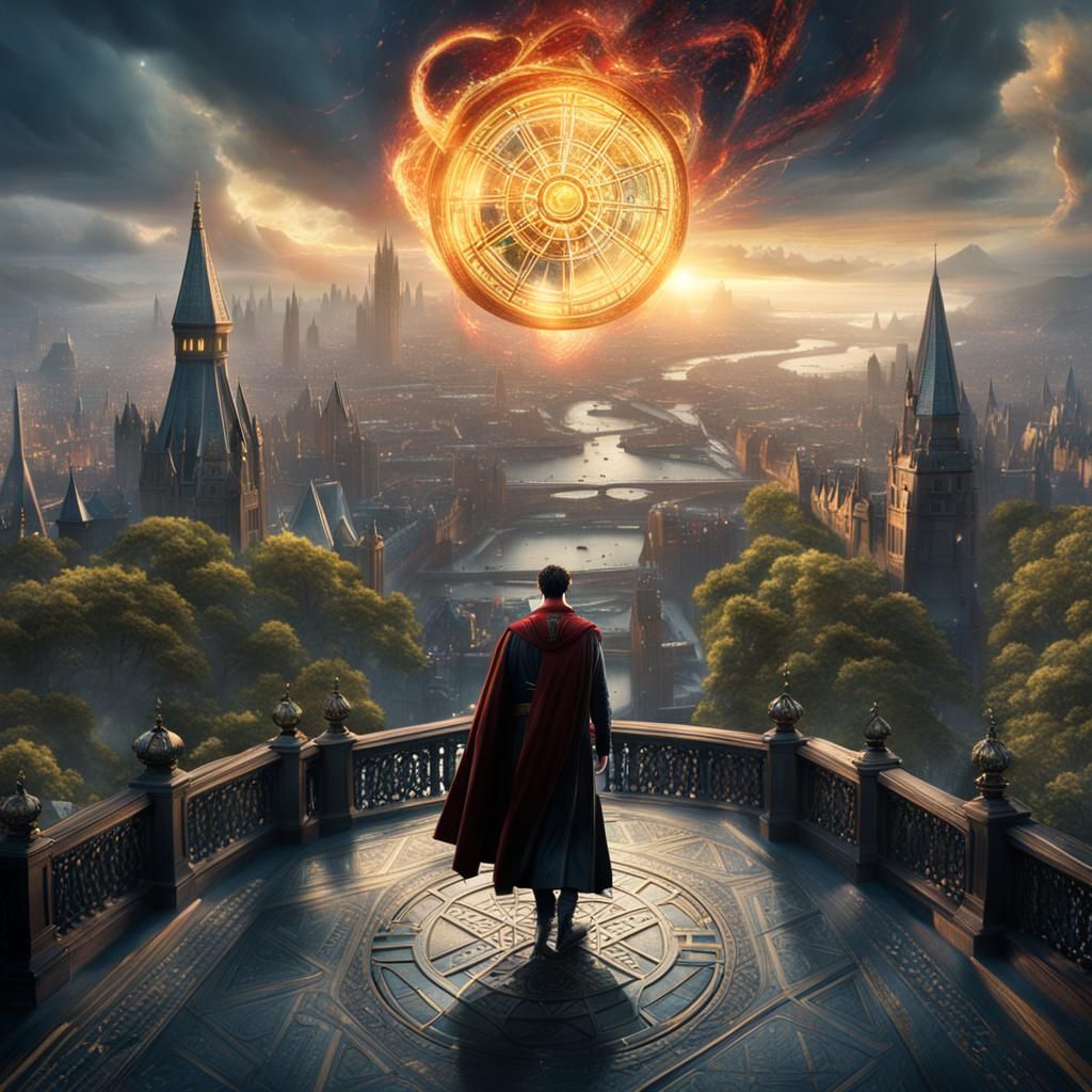 Doctor Strange Meets Harry Potter: Epic Digital Art