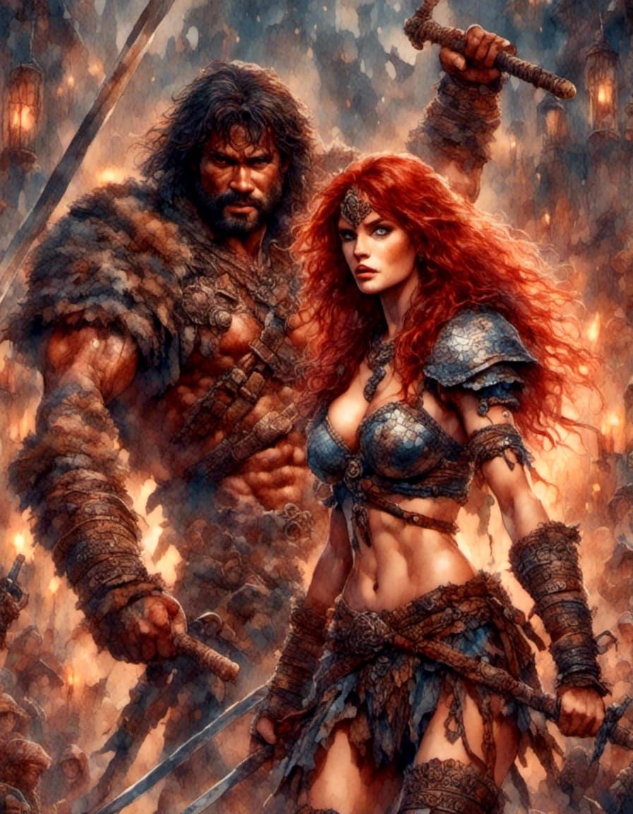 Red Sonja: Heroic Barbarian in Absolute Beauty Style