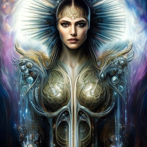 Translucent Bubble Creature in Detailed Digital Art