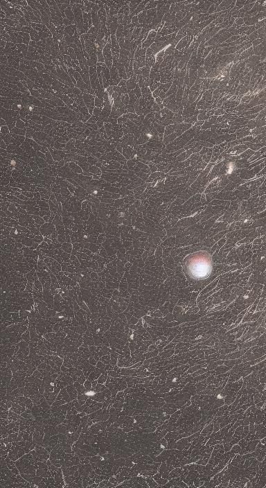 Red Wave Washes Over a Distant Planet in Dark Cosmic Hues