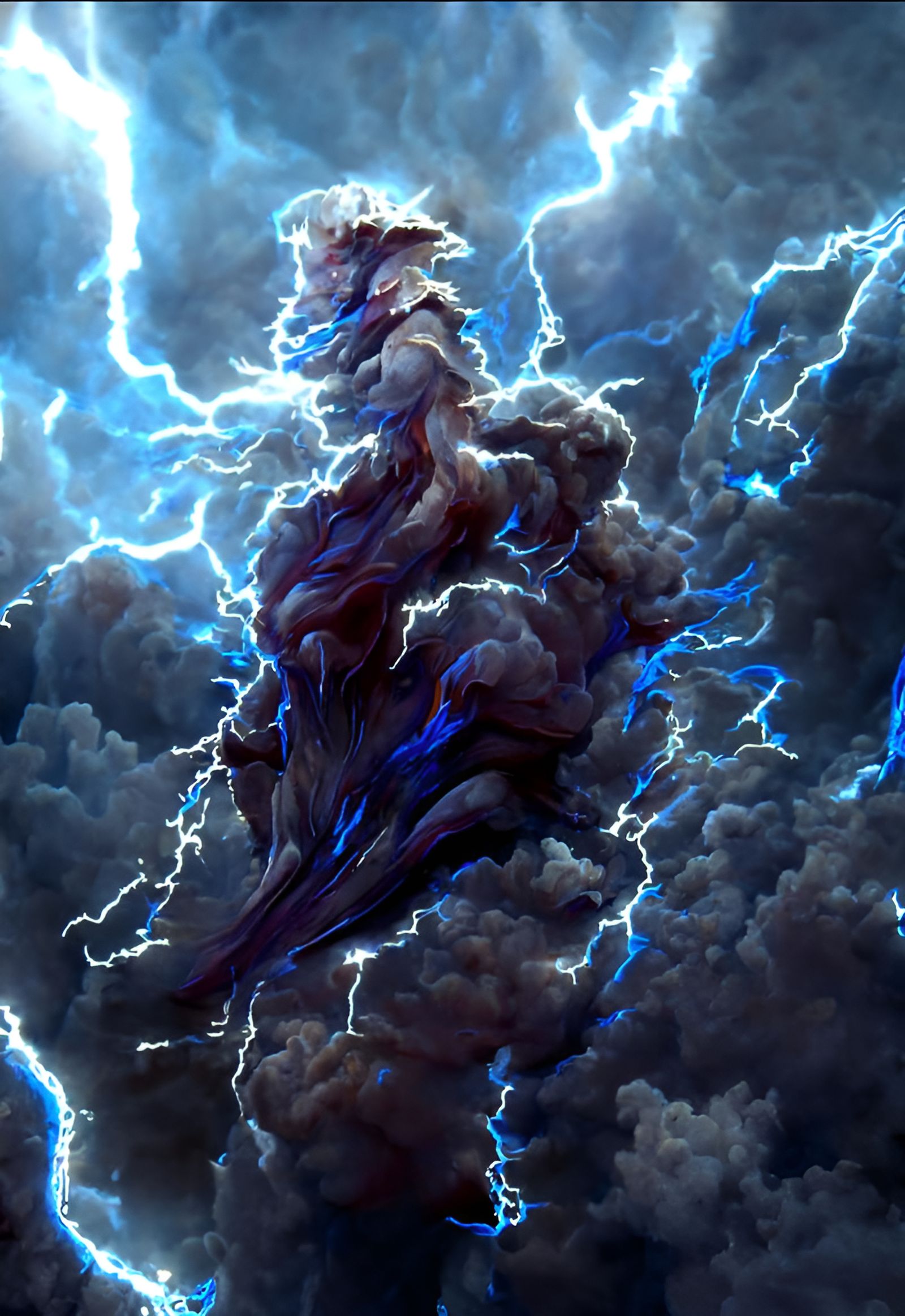 Epic Lightning Elemental Thunderstorm Wallpaper