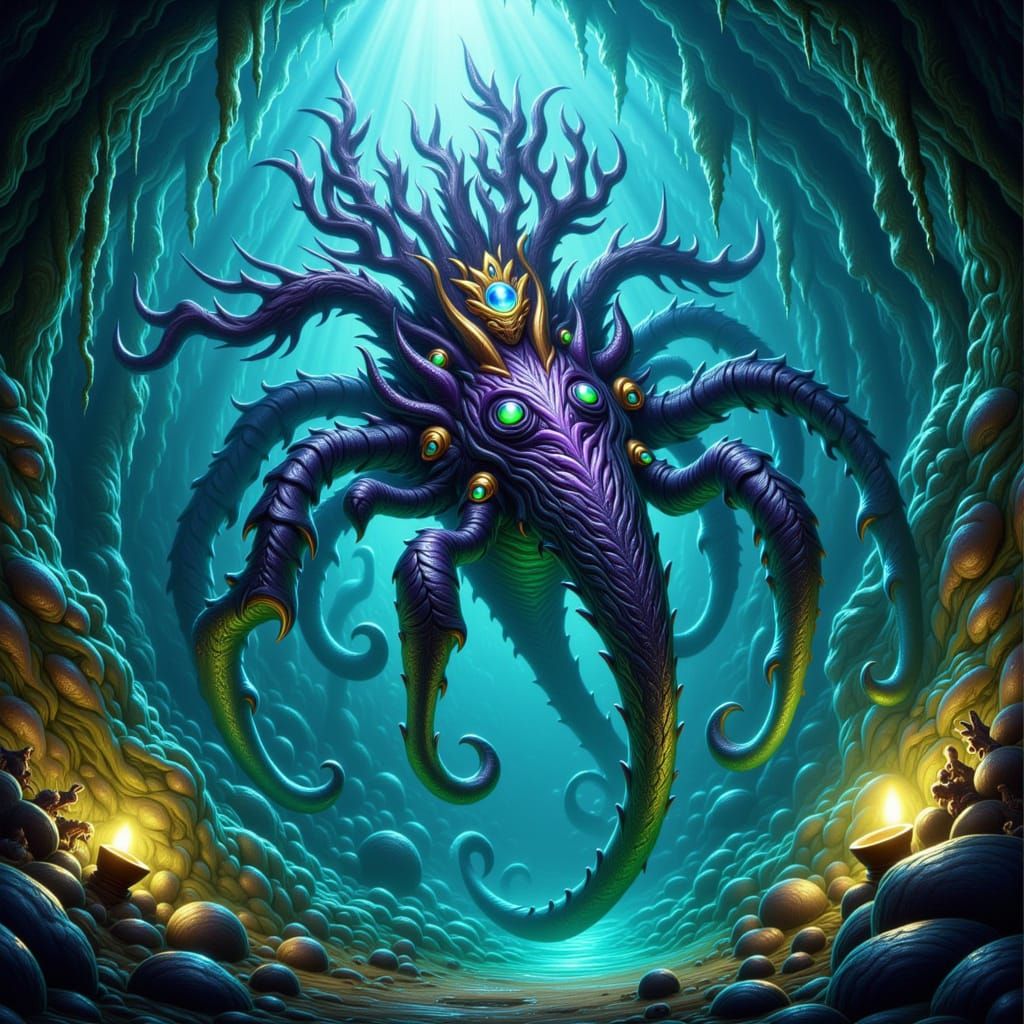 Atlantean Murloc Emerges From Sunken Temple