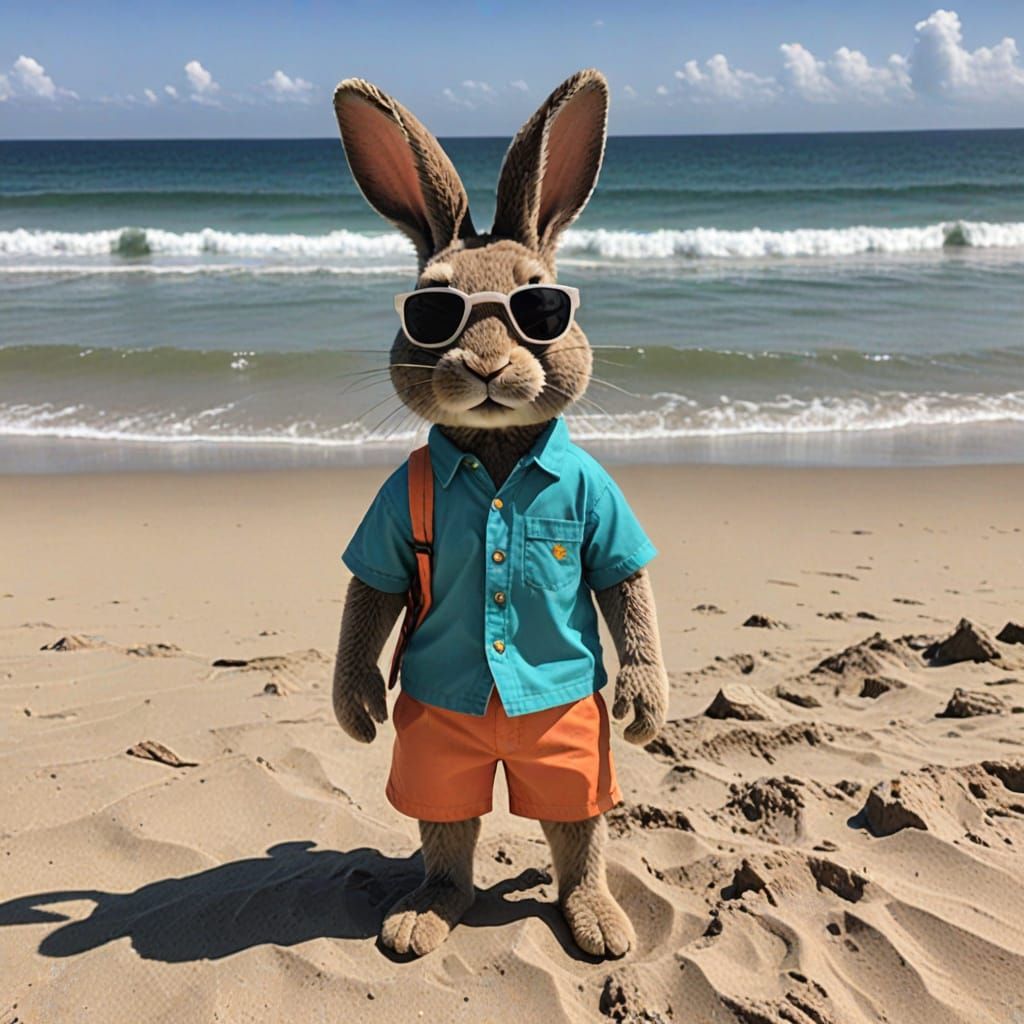 E⭐ bunny say surf up?