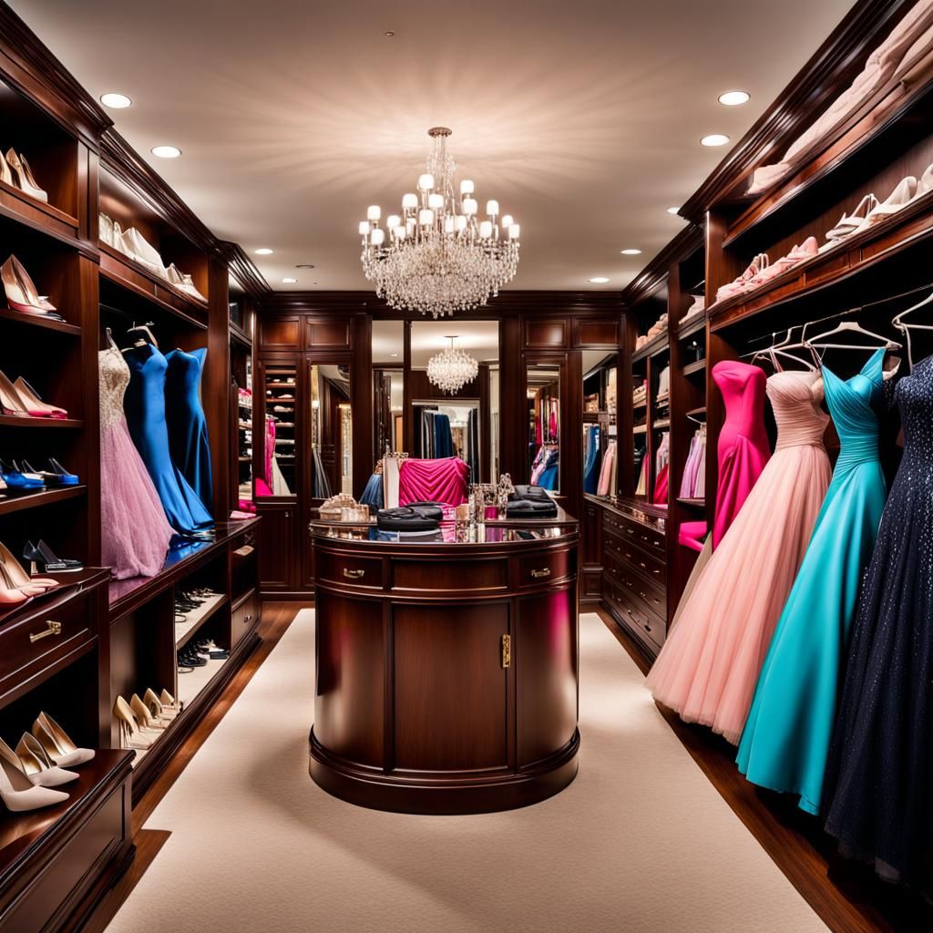 mahogany billionaire dressing room