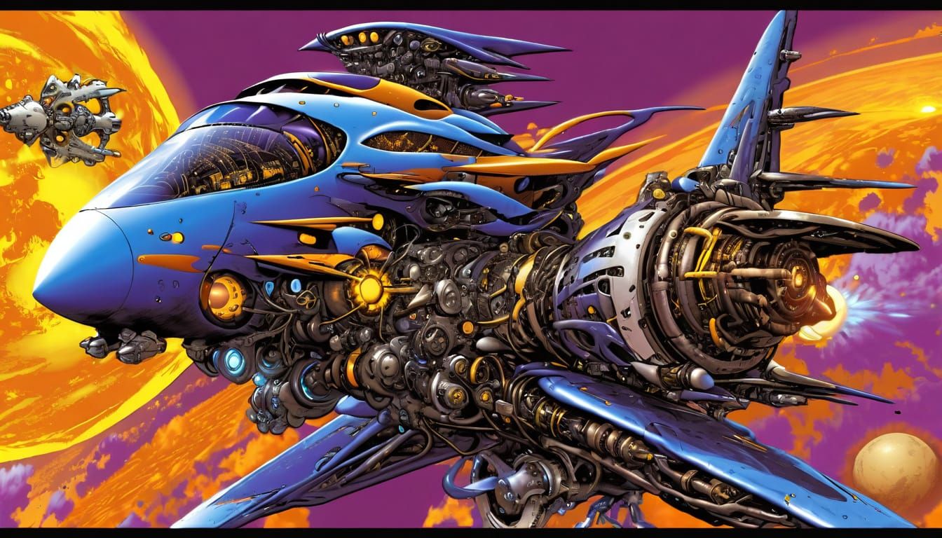 Cyberpunk Machine Heart Revealed in Neon Dreamscapes