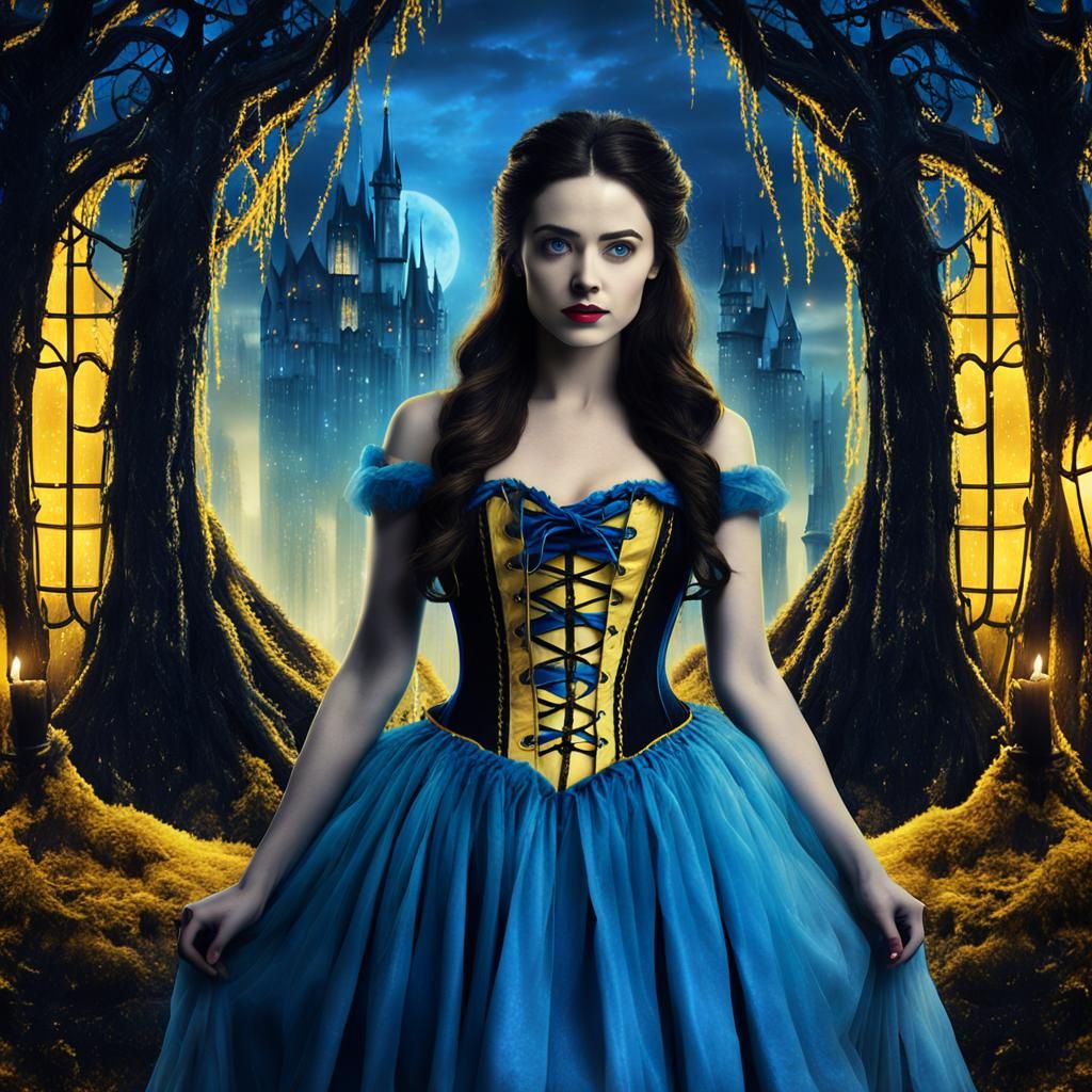 Haunted Belle in Gothic Fairytale Forest