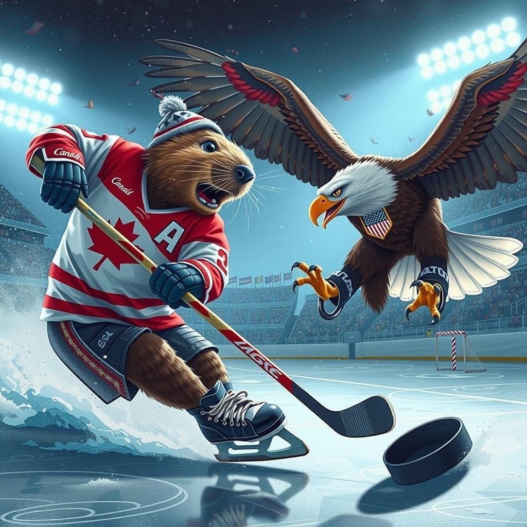 Heroic Beaver Scores Winning Goal in Thrilling Arena Showdow...