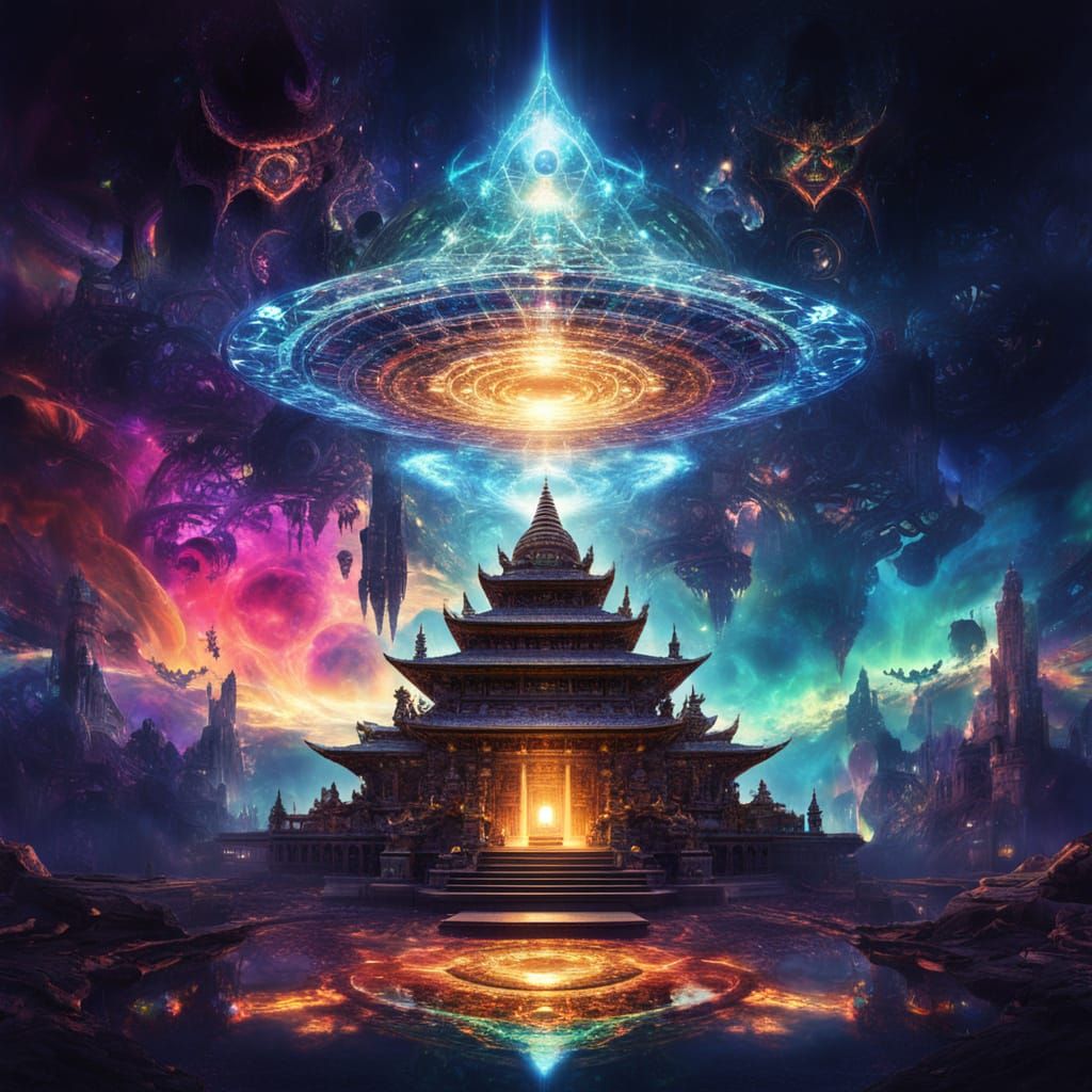 Holographic Double Exposure Reveals Alien Message