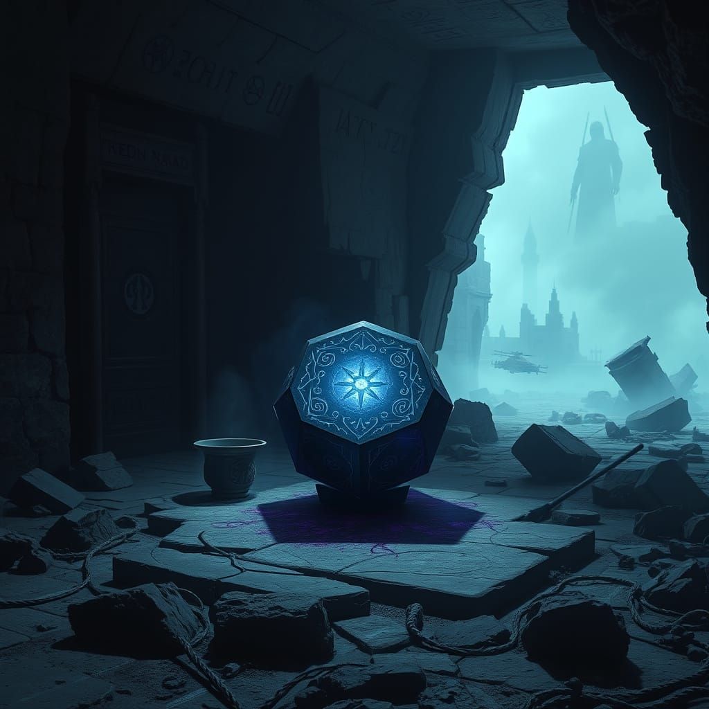 Ancient Sith Vault with Freedon Nadd's Holocron in Dark Goth...