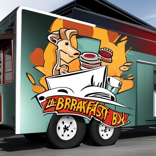 Graffiti Logo for Pancake Food Truck