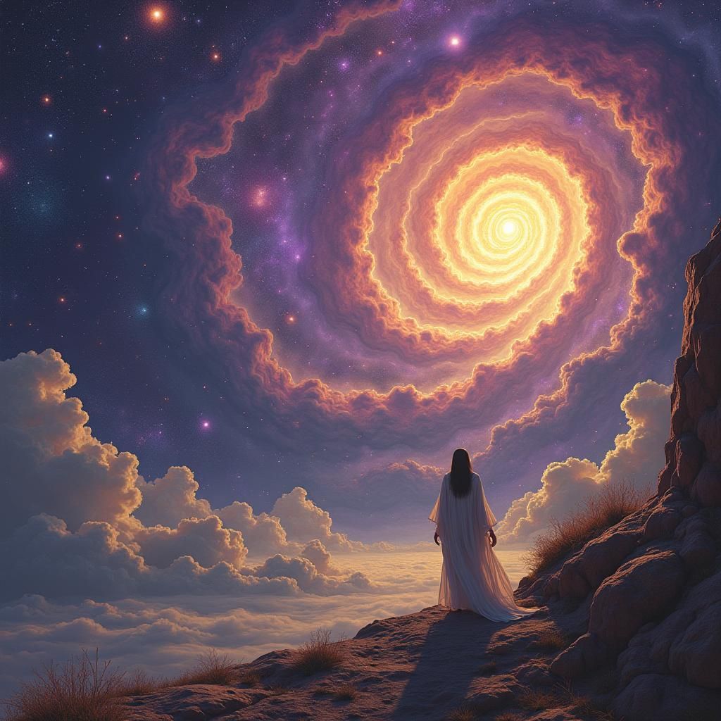 Celestial Being Witnesses the End of the Universe