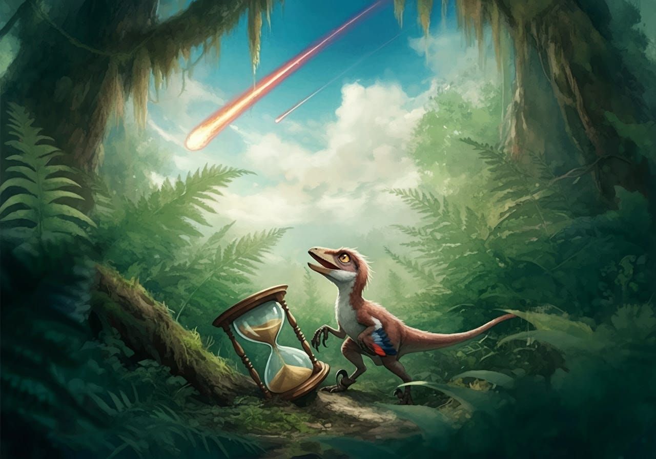 Fantasy Anime Scene in Watercolour Style